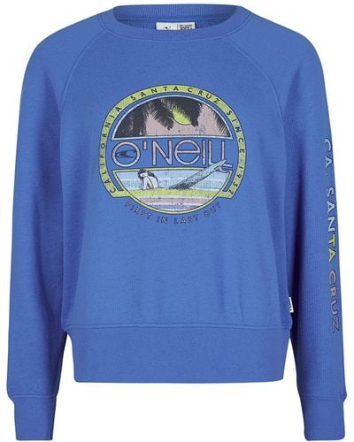 O'neill Sportswear Cult Shift Crew Sweatshirt - Blue
