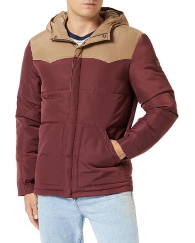 Wrangler Puffer Jacket Giacca - Rosso