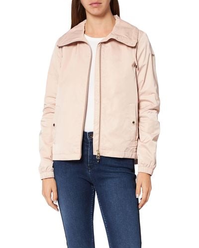 Geox W AIRELL SHORT JKT Donna Giacca Rosa - Blu