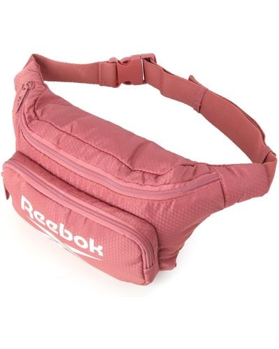 Reebok Bauchtasche Davis Leichte Gürteltasche für Fitnessstudio - Pink
