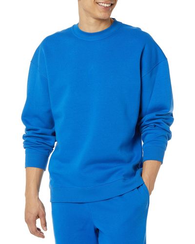 Amazon Essentials Oversized-fit Crewneck Sweatshirt - Blue