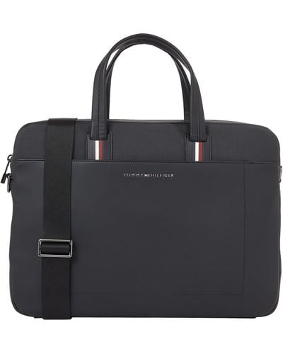 Tommy Hilfiger Laptoptasche Corporate Computer Bag mit Reißverschluss - Schwarz