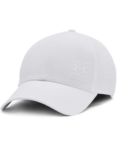 Under Armour Iso-chill Armourvent Stretch Fit Hat, - White