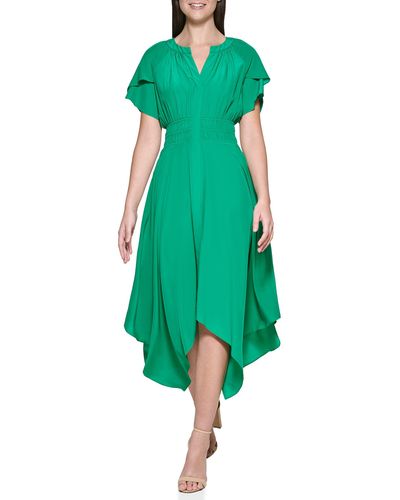 Kensie Black Maxi Dress - Green