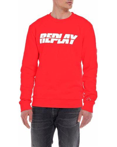 Replay M6522 Sweatshirt - Red