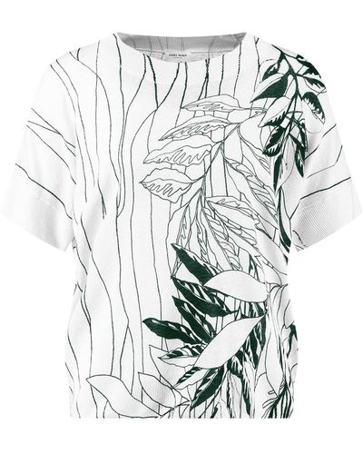 Gerry Weber 1/2 Arm Pullover aus Leinen-Viskose halber Arm - Mehrfarbig