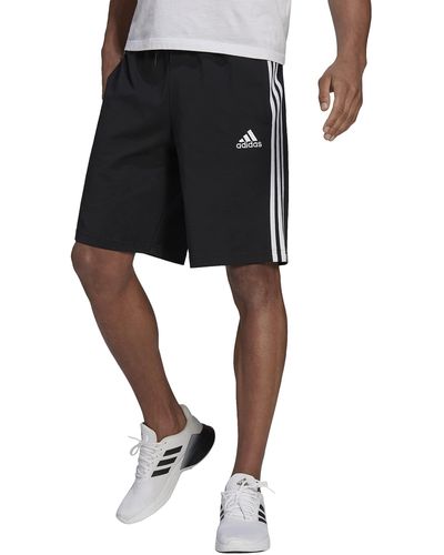 Semi for Lucid Lyst Lt Blue/white Single Essentials 3-stripes adidas Shorts | Jersey Men