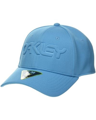 Oakley 6 Panel Stretch Hat Embossed - Blue