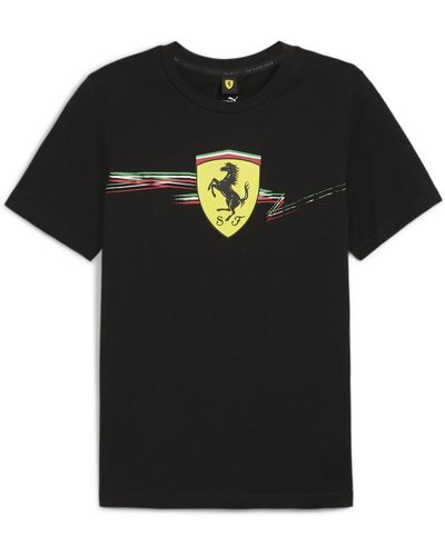 PUMA Ferrari Race Big Shield Tee - Black