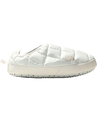 The North Face Thermoball Slipper Gardenia White/Silver Grey XS - Weiß