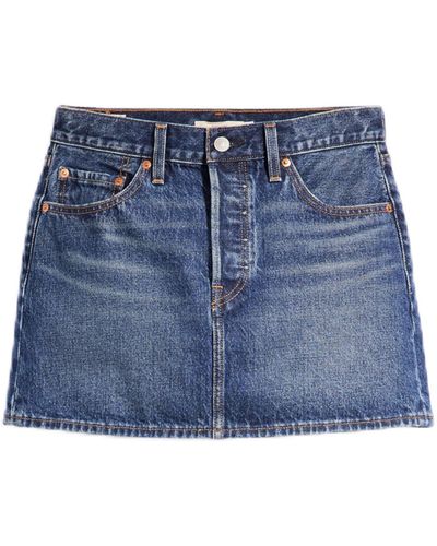 Levi's Icon, Skirt para Mujer, Lost Peace Of Mind, 24 - Azul