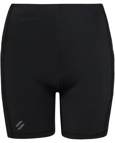 Superdry Run Tight Shorts Dress - Black