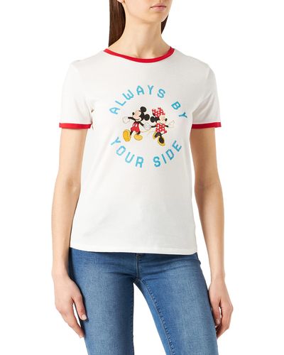 Springfield T-shirt Met Korte Mouwen Voor - Wit