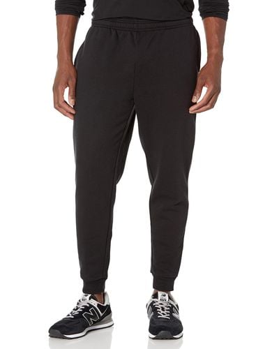 Amazon Essentials Pantalon de Jogging en Molleton - Noir