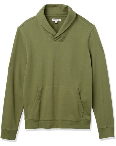Goodthreads Lightweight French Terry Shawl Collar Pullover - Green