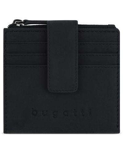 Bugatti Luca portafoglio piccolo con protezione RFID - Nero