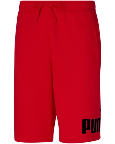 PUMA Big Logo 10" Shorts - Red