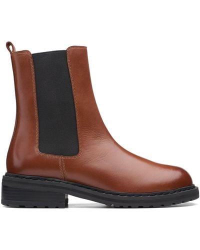 Tan Leather Booties for Women Up to 83 off Lyst UK