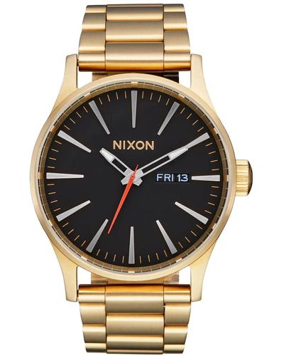 Nixon Analog Quarz Uhr mit Edelstahl Armband A356-5163-00 - Weiß