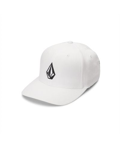 Volcom Full Stone Flexfit Stretch Hat - White