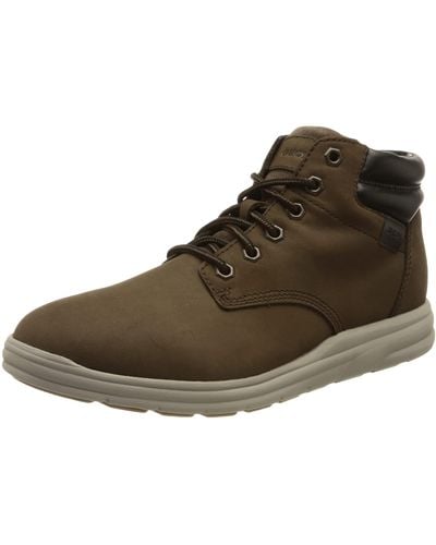 Geox U Hallson A Ankle Boots - Brown