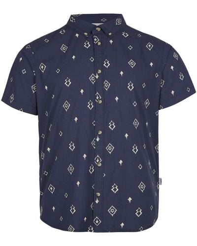 O'neill Sportswear Med Beach Shirt Camicia - Blu