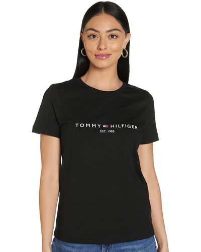 Tommy Hilfiger T-Shirt Kurzarm Heritage Rundhalsausschnitt - Mehrfarbig