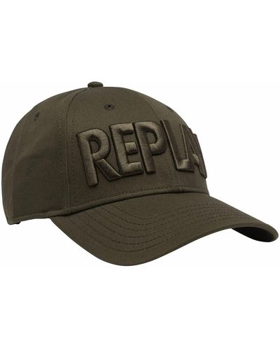 Replay Baseball Cap mit Logo - Grün