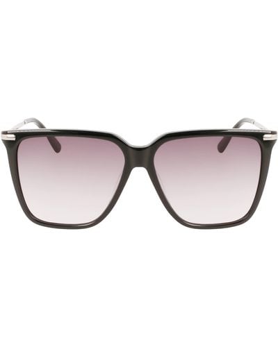 Calvin Klein Ck22531s Rectangular Sunglasses - Black