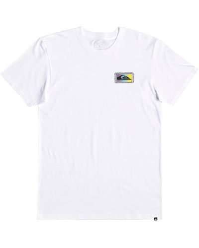 Quiksilver Outer Zone Short Sleeve Tee Shirt - White