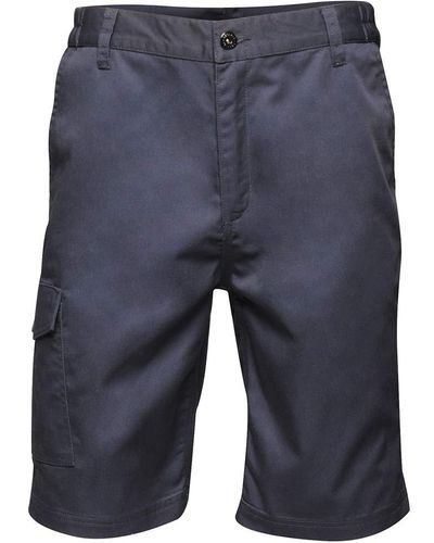 Regatta Nen Professionele Pro Cargo Slijtvaste Waterafstotende Shorts Shorts - Blauw