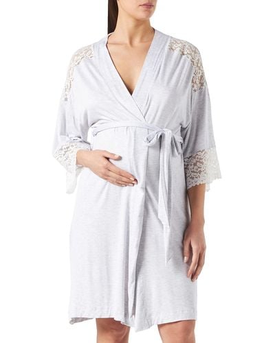 Women'secret Medium Kimono Voor - Wit