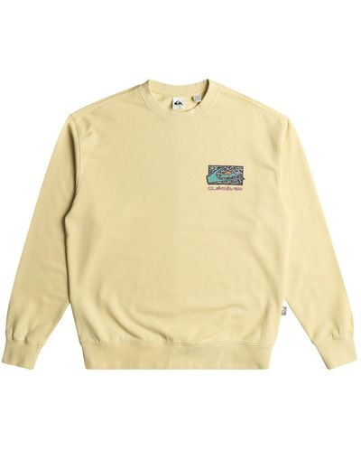 Quiksilver Spin Cycle Sweatshirt L Yellow