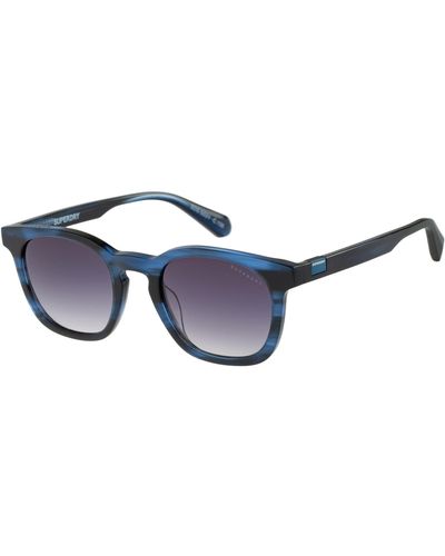 Superdry Sds 5031 106 Sunglasses Blue/blue Grad - Black