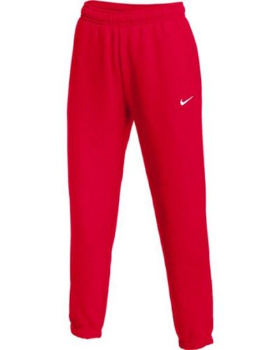 Nike Pantalon de jogging en polaire Club pour femme - Rouge