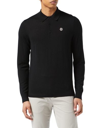 Ted Baker Wembley-core Ls Polo-Pullover - Schwarz