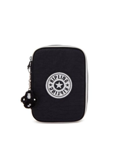 Kipling Astuccio da donna con 100 penne stampate - Nero