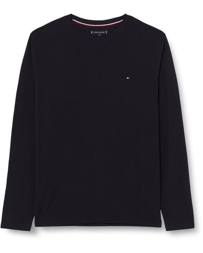 Tommy Hilfiger T-Shirt ches Longues Stretch Slim Fit ches Longues - Noir