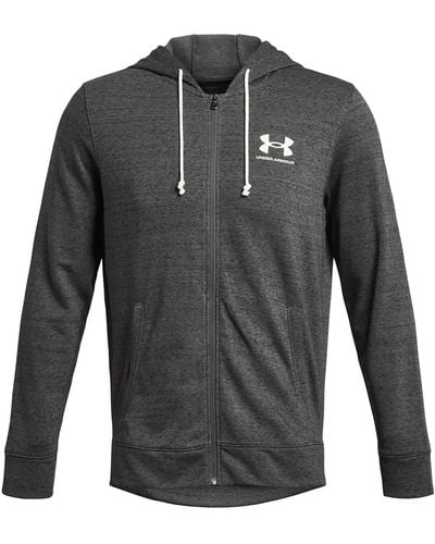 Under Armour S Rival Full Zip Hoodie Grey S