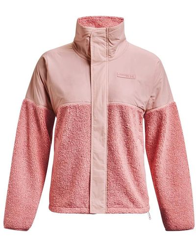 Under Armour Womens Mission Boucle Jacket - Pink
