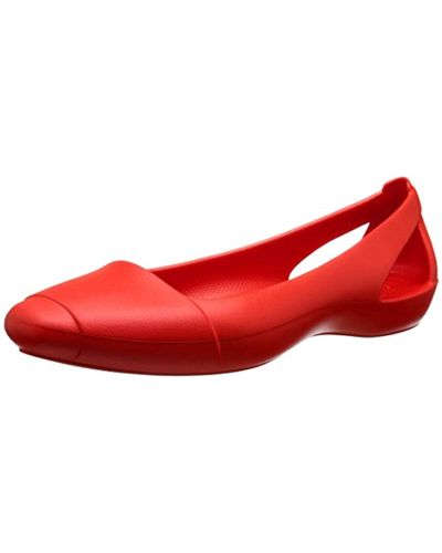 Crocs™ Sienna Flat - Rojo