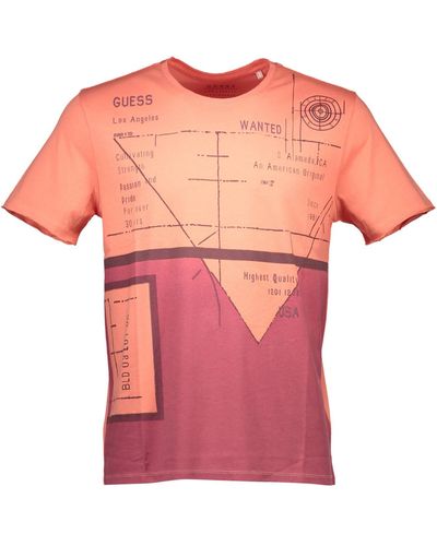 Guess Shirt - Oranje - Meerkleurig