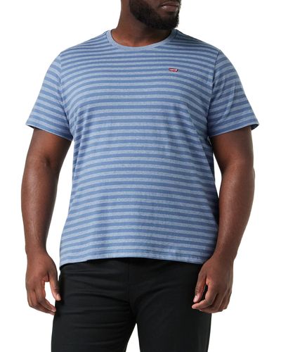 Levi's Big & Tall Original Housemark Tee Camiseta Hombre Sunset Blue - Azul