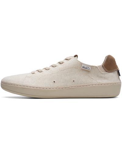 Clarks Higley Lace Trainer - White
