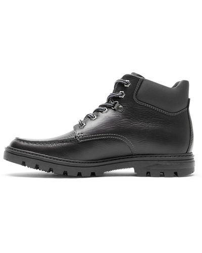 Rockport Weather Or Not Moc Toe Boot Ankle - Black