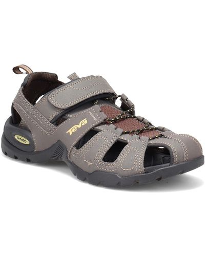 Teva Forebay Closed Toe Sandals - Grey