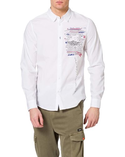 Desigual S CAM_ADELINO T-Shirt - Weiß