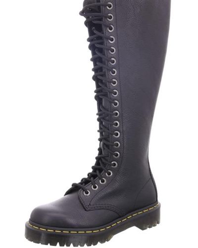 Dr. Martens Damen 1b60 Kurzschaft Stiefel, Schwarz