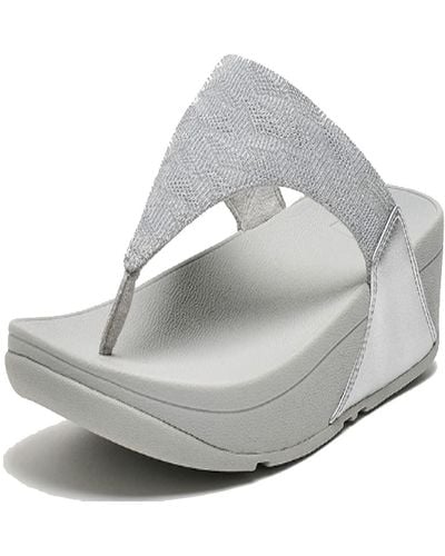 Fitflop S Lulu¿ Toe-thong Sandals - Metallic