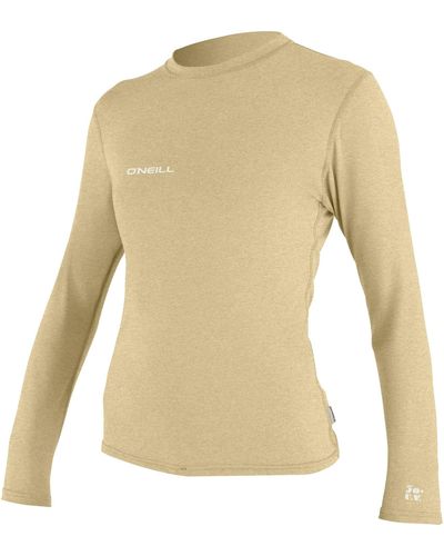 O'neill Sportswear Wetsuits Hybrid Long Sleeve Sun Shirt Rash Guard - Natural